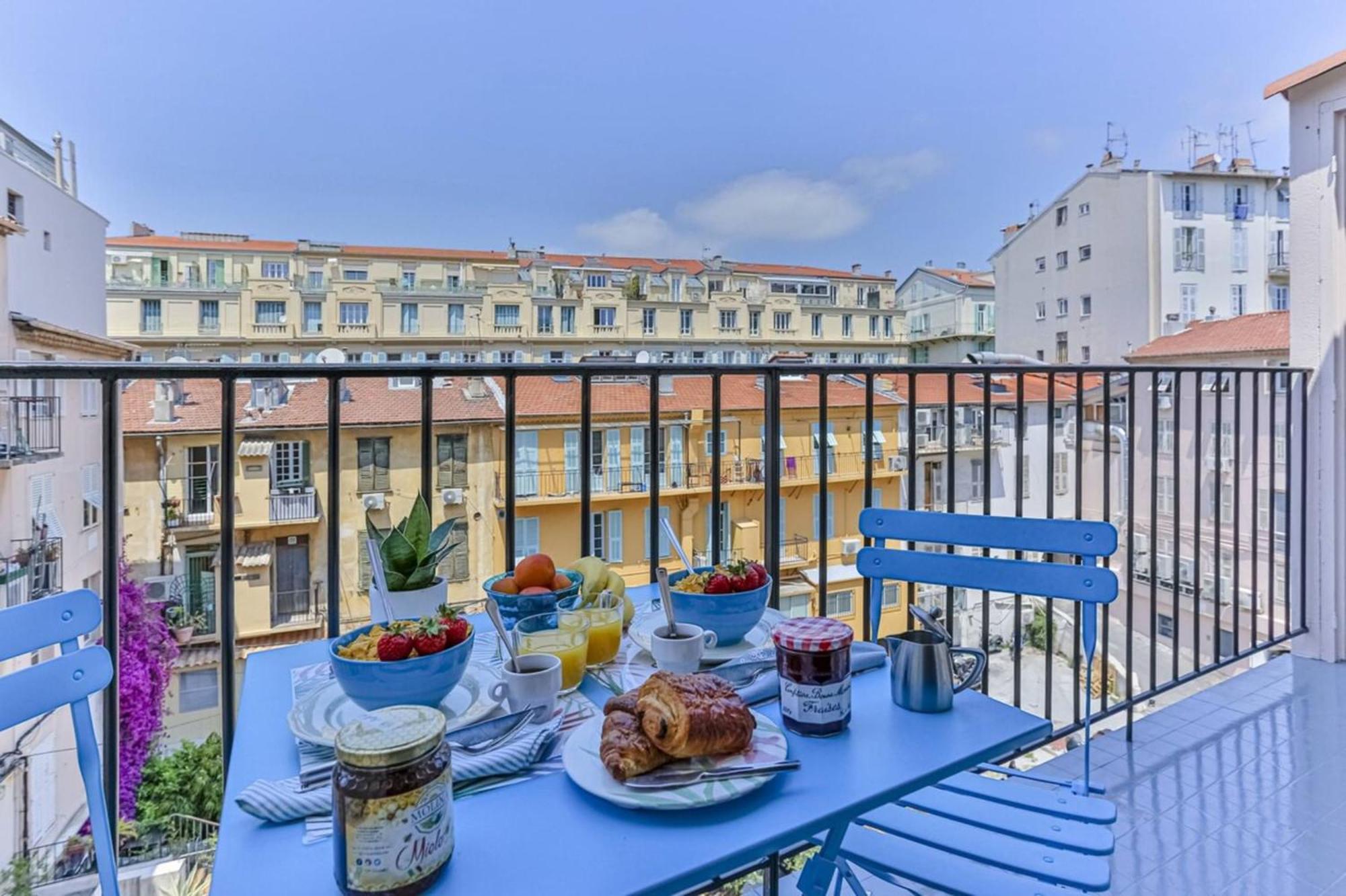 Апартаменты Massena Cours - Terrasse - Zone Pietonne Ницца Экстерьер фото